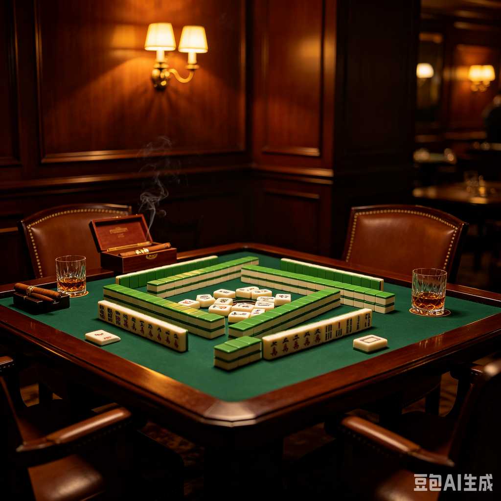 decorative text mahjong set