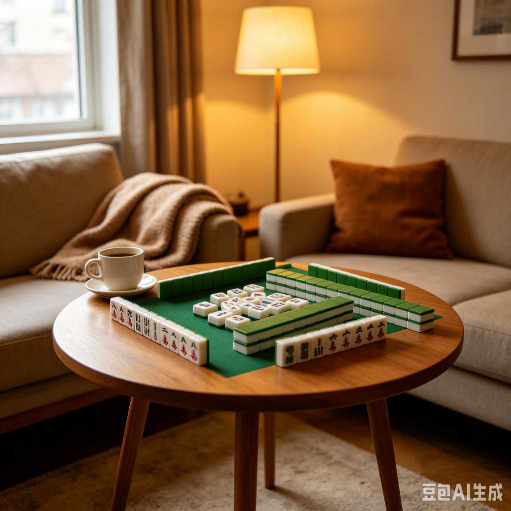 custom art mahjong set