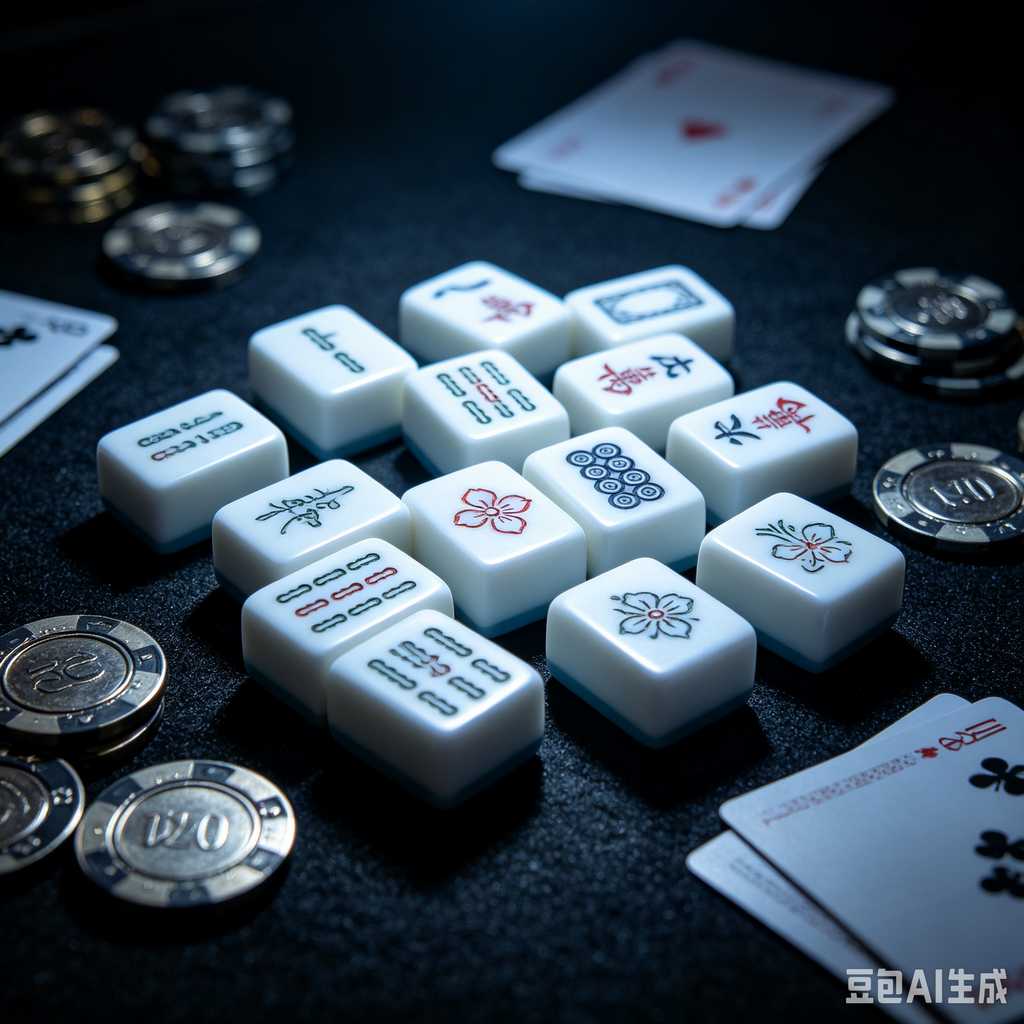 handheld mahjong tiles set